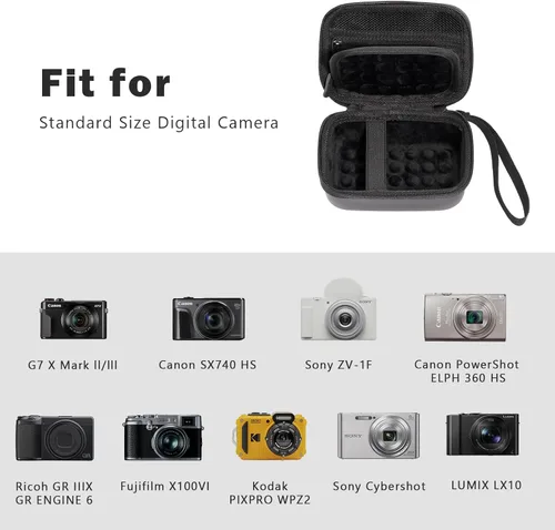 Miniatura 2 de Funda para Cámara Digital de ProCase con Carcasa Rígida para Canon G7X Mark III Mark II, Sony Cybershot, PowerShot SX740, Ricoh GR III, Kodak