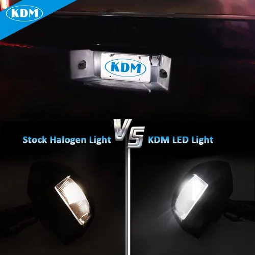 Miniatura 6 de KDM Conector Socket de Luz LED para Placa de Matrícula Arnés de Receptáculo de Cableado Ensamblaje Compatible con Chevy Silverado Sierra Avalanche