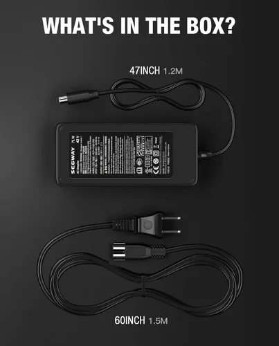 Miniatura 8 de Adaptador de corriente de cargador original de 42 V 1.7 A compatible con Segway Ninebot MAX G2 G30LP E2Pro F65 F40 F30 D28 D40 ES2 ES4 E22 E45