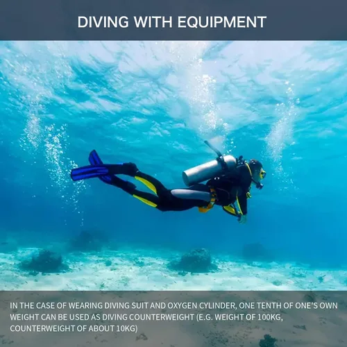 Miniatura 4 de Pesas de buceo de borde diseñadas para el cinturón de peso de buceo, color negro (1lb-4.5lb / 0.5kg-2kg) Pesos de buceo con plomo recubierto