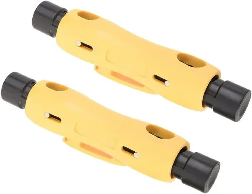 Utoolmart Pelacables coaxiales RG6 RG11, cortador de cable coaxial de doble extremo para RG7/11 y RG59/6 o RG6