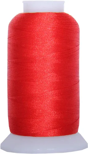 Miniatura 23 de Carretes de hilo de poliéster, 1000 m – 160 colores – Peso del hilo: 40 40wt trilobal polyester embroidery thread with bright sheen. Works with