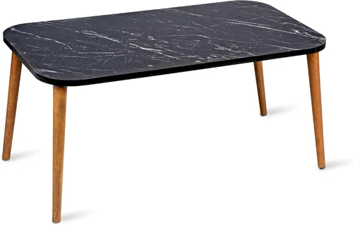 Miniatura 12 de Mesa de centro rectangular de estilo moderno para sala de estar, mesa auxiliar rectangular moderna, mesas de centro para sala de estar, mesa