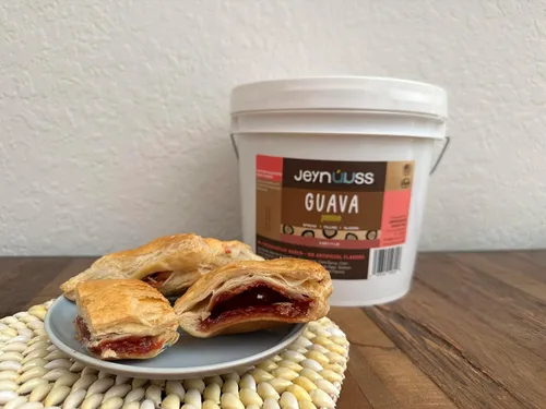 Miniatura 4 de Jeynuuss Premium - Pasta de guayaba y pastelería (11 libras) a granel para hornear, pasteles, donas y empanadas, Kosher y sin gluten, gelatina