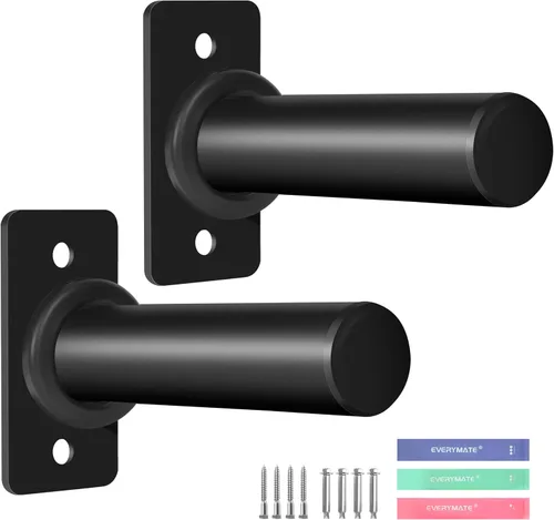 EVERYMATE Soporte para placas de peso, soporte de placa de peso de montaje en pared para placas de parachoques, capacidad máxima de peso de 330