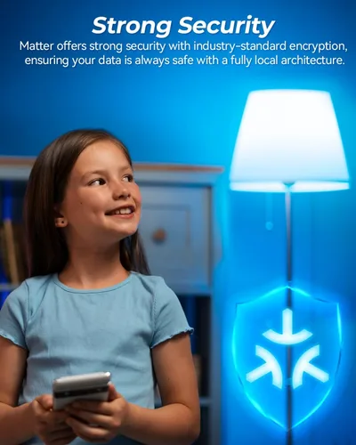 Miniatura 6 de Avatar Controls Bombilla inteligente E12, bombilla LED Matter compatible con Apple Homekit/Alexa, no requiere aplicación de terceros, requiere