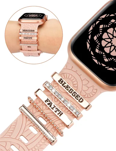 Miniatura 3 de Anillos decorativos compatibles con correas de Apple Watch de 1.654 pulgadas, 1.614 pulgadas, 1.575 pulgadas, 1.496 pulgadas, 1.732 pulgadas, 1.732