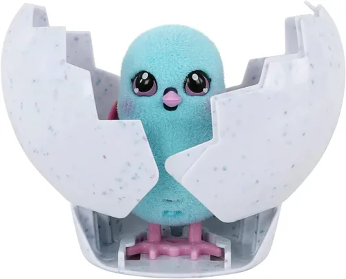 Miniatura 10 de Little Live Pets - Pollito sorpresa; lindo juguete interactivo y coleccionable que gorjea y pulsa; sale del huevo y salta - Huevo azul