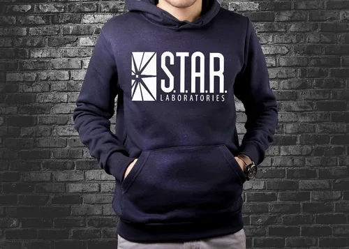 Miniatura 5 de fresh tees Star Laboratories S.T.A.R. LABS Sudadera con capucha