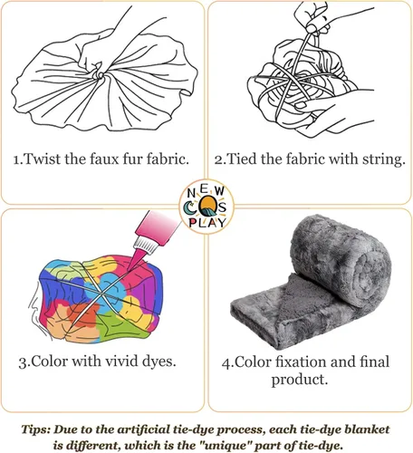 Miniatura 7 de NEWCOSPLAY - Manta de piel sintética súper suave con respaldo de sherpa, manta decorativa cálida y acogedora para habitación, sofá y piso
