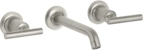 Miniatura 18 de Kohler T14413-4-BGD Purist - Grifo de pared para lavabo Cromo pulido