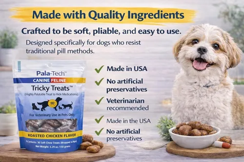 Miniatura 6 de PalaTech Canine Tricky Treats sabor a pollo asado (5.29 onzas)