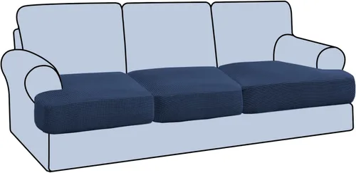 Miniatura 44 de H.VERSAILTEX Funda Elástica para Sillón Sofá con Cojín en Forma de T, Fundas de Cojín en T para Sala de Estar, Funda para Sillón Sofá, Funda