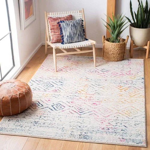 Miniatura 31 de SAFAVIEH Tulum Collection - Alfombra decorativa de 2 x 4 pies, diseño marroquí bohemio envejecido, no desprende pelusa y fácil de limpiar, ideal