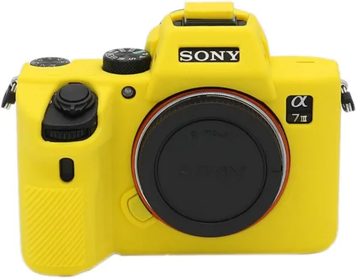 Miniatura 8 de TUYUNG - Funda de silicona para A7 III, funda protectora para cámara, compatible con cámaras Sony Alpha A7 III A7M3, verde militar