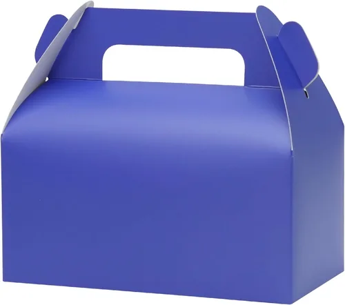 Miniatura 12 de UnicoPak Paquete de 30 cajas de regalo de fiesta a dos aguas rosadas, cajas de bolsas de regalos para golosinas, galletas, dulces, ideales