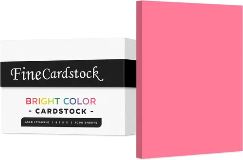 Miniatura 31 de Papel de alta calidad para tarjetas de colores, caja de 1000 hojas, cartulina de peso medio de 65 libras, perfecta para suministros escolares, artes