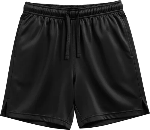 Miniatura 7 de Andrew Scott Pantalones cortos deportivos de baloncesto para niños con rendimiento activo y estilo de malla, varios paquetes