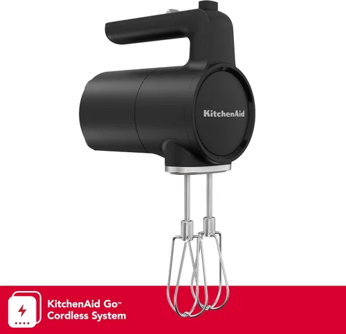 Miniatura 2 de KitchenAid Batidora de mano inalámbrica Go™: la batería se vende por separado, KHMR700, negro mate