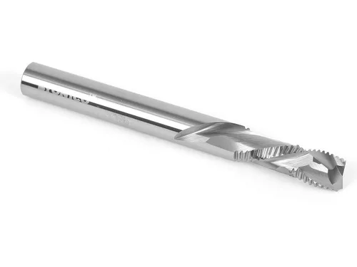 YONICO Broca de compresión CNC 2 flautas en espiral molino de extremo más duro Broca de enrutador 3/8 pulgadas de diámetro 3/8 pulgadas vástago