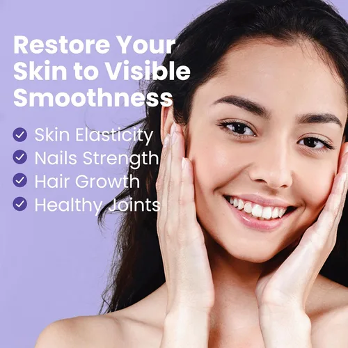 Miniatura 10 de Sanar Naturals Pastillas de colágeno con vitamina C, E - Apoya la salud del cabello, las uñas, la piel, las articulaciones y los huesos. Suplemento
