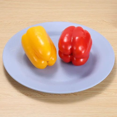Miniatura 7 de 5 platos de paja de trigo de 11 pulgadas, platos reutilizables e irrompibles, aptos para lavavajillas y microondas, perfectos para platos de cena
