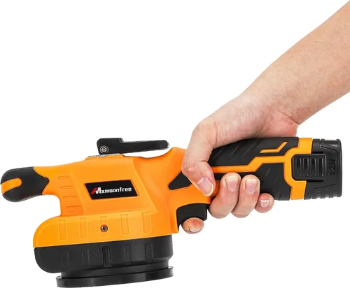 Miniatura 8 de Herramienta de vibración de azulejos con ventosa ultraligera con 2 baterías, estuche de almacenamiento, vibración ajustable de 12,000 RPM, máquina
