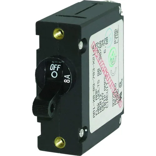 Blue Sea - Disyuntor 7347-BSS AA1Toggle 8A Negro (10EA)