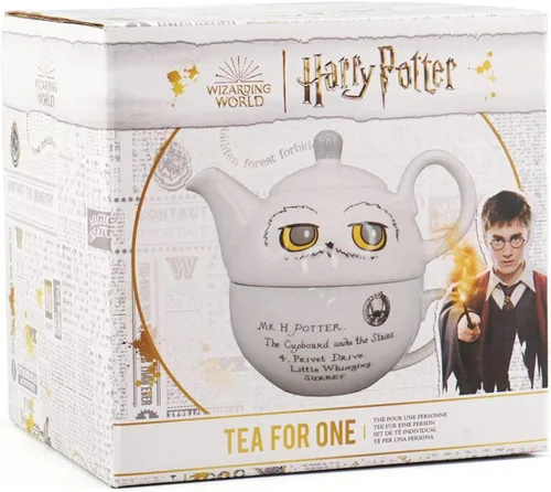 Miniatura 2 de Harry Potter Hedwig - Juego de té, té para uno, búho Hedwig, taza de Harry Potter - Tetera para uno - Tetera pequeña