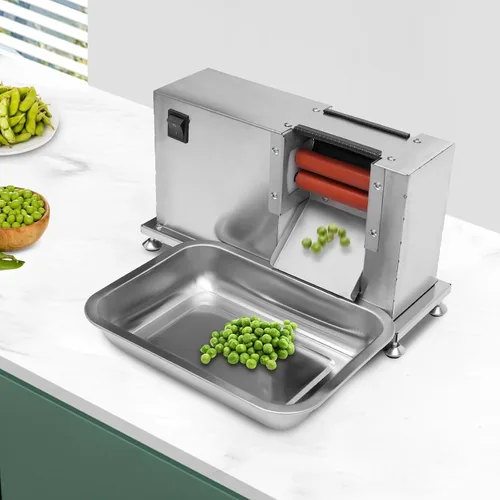 Miniatura 2 de Peladora eléctrica de guisantes de 20 W semiautomática Máquina peladora de guisantes de frijol 22 lbs/h Salida comercial Pelador de guisantes