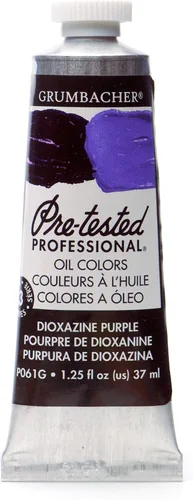 Miniatura 14 de Grumbacher Pintura al óleo pre-probada, 1.3 fl oz/1.25 onzas, azul ártico (P313G)