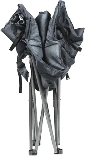 Miniatura 6 de Zenithen Limited - Silla plegable portátil acolchada Guidesman, perfecta para camping, eventos deportivos al aire libre, muebles de patio y Gris