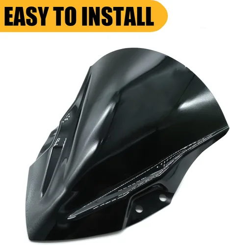 Miniatura 5 de Parabrisas scooter deflectores de viento doble burbuja compatible con Ninja 400 2018-2023