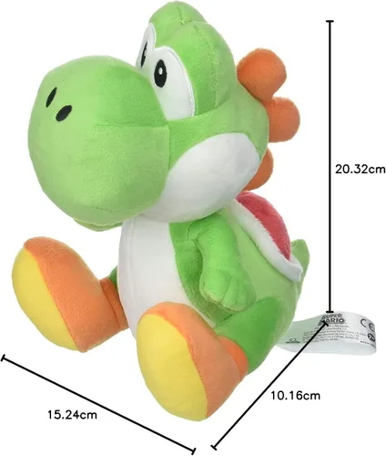Miniatura 5 de Little Buddy Super Mario All Star Collection 1416 Yoshi - Peluche de peluche, 8 pulgadas, multicolor