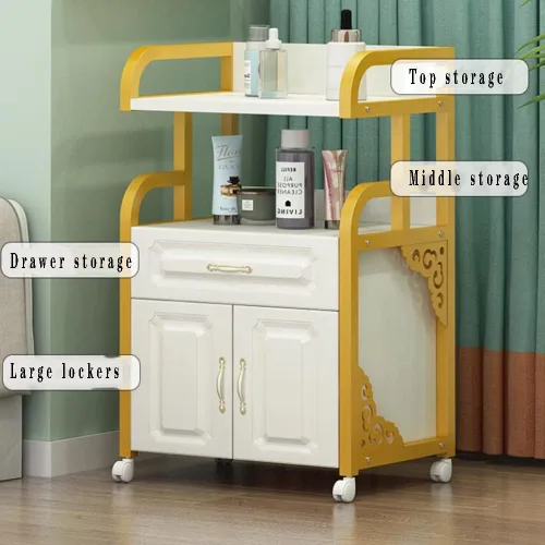 Miniatura 3 de MAHFEI Gabinete de almacenamiento para estaciones de peluquería, armario de almacenamiento de peluquería, armario de belleza, equipo de spa