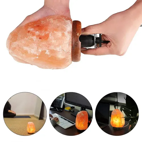 Miniatura 9 de Cable de lámpara de sal del Himalaya con interruptor de atenuación y bombillas, cable de repuesto original de 6 pies con ensamblaje de base de 3.35
