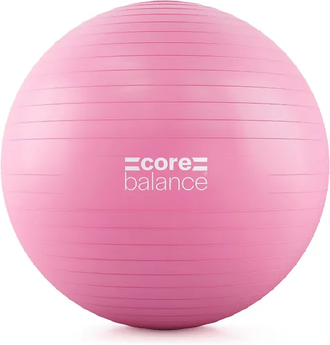 Miniatura 10 de Core Balance Pelota de ejercicio para entrenamientos, resistente a estallidos y antideslizantes, pelota de yoga suiza para embarazo, estabilidad