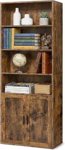 Miniatura 11 de SONGMICS HOME Estantería de 5 niveles, estante de almacenamiento abierto, estante estrecho para sala de estar, oficina en casa, comedor, ahorro