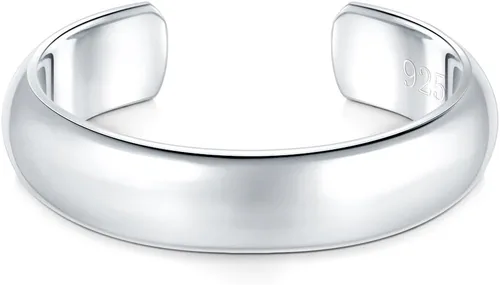 Miniatura 7 de BoRuo aro para el dedo del pie de plata de ley 925, anillo ajustable hipoalergénico de 2-4 mm