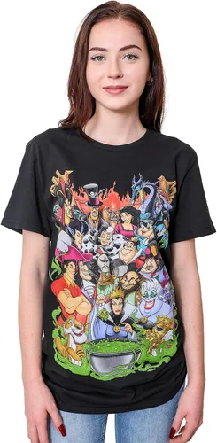 Miniatura 5 de Disney Villains Group Collage Gaston Ursula Maleficent Hades - Camiseta para hombre