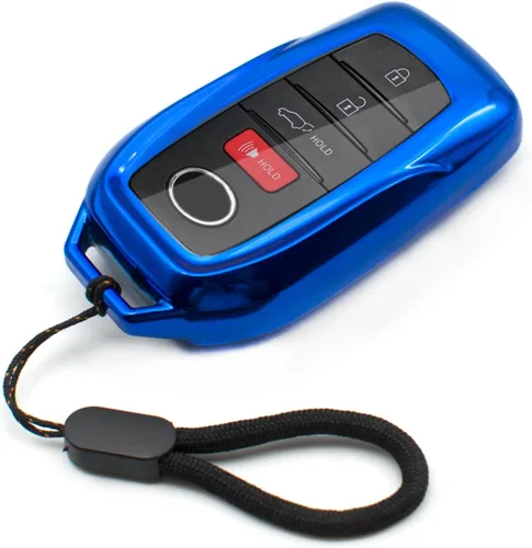 MECHCOS Compatible con Toyota Tacoma Venza Corolla Grand Highlander Prius Land Cruiser Sienna Sequoia Tundra Crown RAV4 Prime Azul TPU Funda para