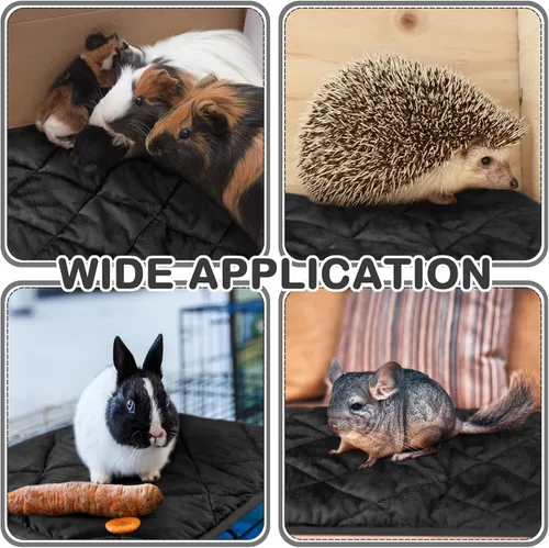 Miniatura 6 de Paquete de 4 Almohadillas Autocalentables para Gatos, Alfombrilla Autocalentable para Perros que Refleja el Calor Corporal, Almohadilla Térmica