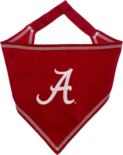 NCAA Alabama Crimson Tide - Bandana con corbata, pequeña/mediana. Bandana para perro, babero para mascotas, gatos, perros, el mejor día del juego,