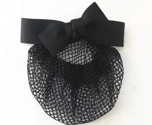 Miniatura 2 de Pinza para el pelo para mujer, pasador de cinta con chignon red, cubierta para moño profesional, color negro