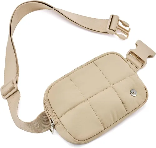 Miniatura 92 de WESTBRONCO Riñoneras para mujeres y hombres, bolsa para cinturón con bolsillos con cremallera, riñoneras modernas, bolsas cruzadas ligeras de 1