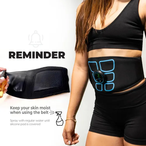 Miniatura 3 de FlexTone Estimulador de abdominales, tónico muscular para cinturón abdominal para hombres y mujeres, sistema estimulador eléctrico para fortalecer