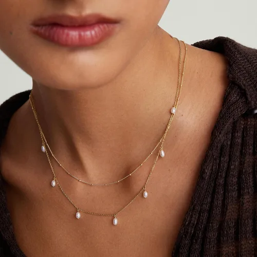 Miniatura 4 de CHESKY Collar de cadena de serpiente chapada en oro de 14 quilates, collar de espiga de oro, gargantilla de oro para mujer, regalos de joyería