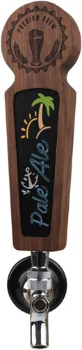 Miniatura 6 de Manijas grandes de madera para tocar, mango de roble para manualidades, 10 pulgadas, para todos los amantes de la cerveza en estilo alto