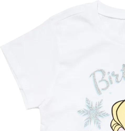 Miniatura 3 de Disney Minnie Mouse Princess The Little Mermaid Moana Lilo & Stitch Frozen Elsa - Camiseta de cumpleaños para niñas pequeñas y grandes