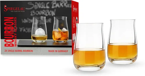 Miniatura 12 de Spiegelau Juego de 2 vasos de bourbon de un solo barril – Cristal de fabricación europea, vasos de whisky modernos, aptos para lavavajillas, juego